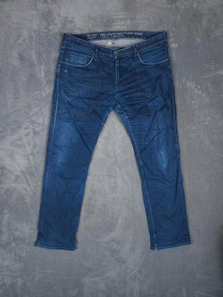PME Legend Broek Nightflight W38 L32 Slim Fit Straight Leg, Kleding | Heren, Spijkerbroeken en Jeans, Zo goed als nieuw, W36 - W38 (confectie 52/54)