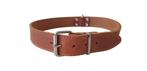 JACK & VANILLA Halsband Vetleder Cognac Nek 57-63 cm KOOPJE!, Ophalen of Verzenden, Handgemaakt, Nieuw