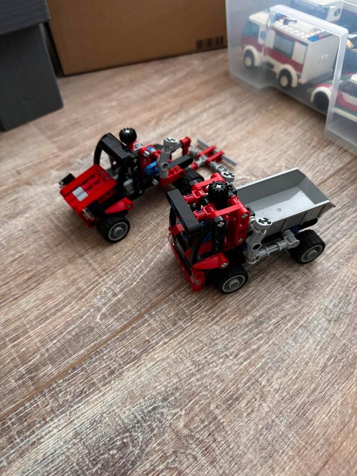 LEGO 8065-1 Mini Container Truck, Kinderen en Baby's, Speelgoed | Duplo en Lego, Zo goed als nieuw, Ophalen