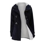 Blauwe dames winterjas winter jas capuchon nette maat 32-48, Verzenden, Nieuw, Blauw