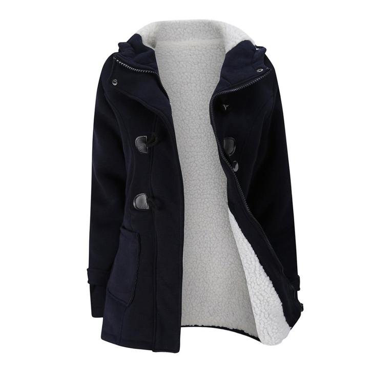 Blauwe dames winterjas winter jas capuchon nette maat 32-48, Kleding | Dames, Jassen | Winter, Nieuw, Blauw, Verzenden