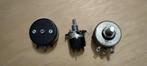 Potmeters potentiometers 3 stuks, Ophalen of Verzenden, Gebruikt
