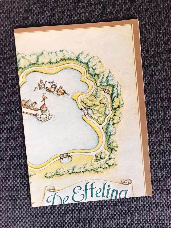 Efteling Plattegrond 1982, Verzamelen, Efteling, Zo goed als nieuw, Overige typen, Ophalen of Verzenden