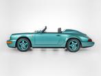 Porsche 911 964 Speedster 1 of 7 in Wimbledon Green, Auto's, Voorwielaandrijving, Stof, Zwart, Cabriolet