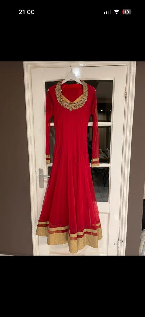 Leuke Pakistaanse/ Indian feestjurk, Overige typen, Ophalen of Verzenden, Maat 36 (S), Gedragen