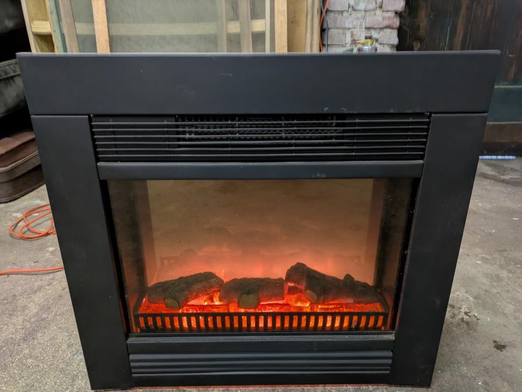 Sfeerhaard. Hij blaast ook echt warme lucht., Ophalen, Zo goed als nieuw, Vrijstaande haard, Elektrische haard