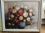 Stilleven met bloemen, T. van de Poel, Antiek en Kunst, Ophalen