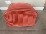 Vierkante rib geweven poef - Nieuwstaat, Huis en Inrichting, Ophalen, Nieuw, Stof, 50 tot 75 cm
