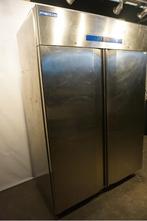 Horeca RVS dubbeldeurs koelkast krattenkoeling, koeling, Zakelijke goederen, Horeca | Keukenapparatuur, Gebruikt, Ophalen of Verzenden
