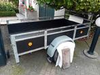 Assems aanhangwagen met nieuwe banden reserve wiel  neuswiel, Ophalen, Zo goed als nieuw