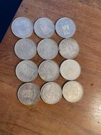 12 stuks Wilhelmina rijksdaalder, Zilver, Ophalen of Verzenden, Koningin Wilhelmina, Losse munt