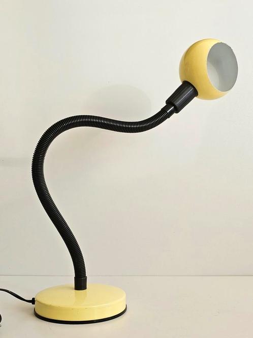 XXL Vintage Veneta Lumi gooseneck bureaulamp 70jr, Antiek en Kunst, Curiosa en Brocante, Verzenden