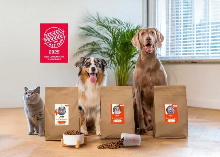 Gratis zak hondenvoer van Just Russel, Dieren en Toebehoren, Dierenvoeding, Hond, Verzenden