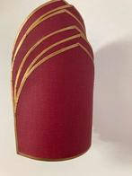 Kleine lampenkapjes, Gebruikt, Ophalen of Verzenden, Rood, Rechthoekig