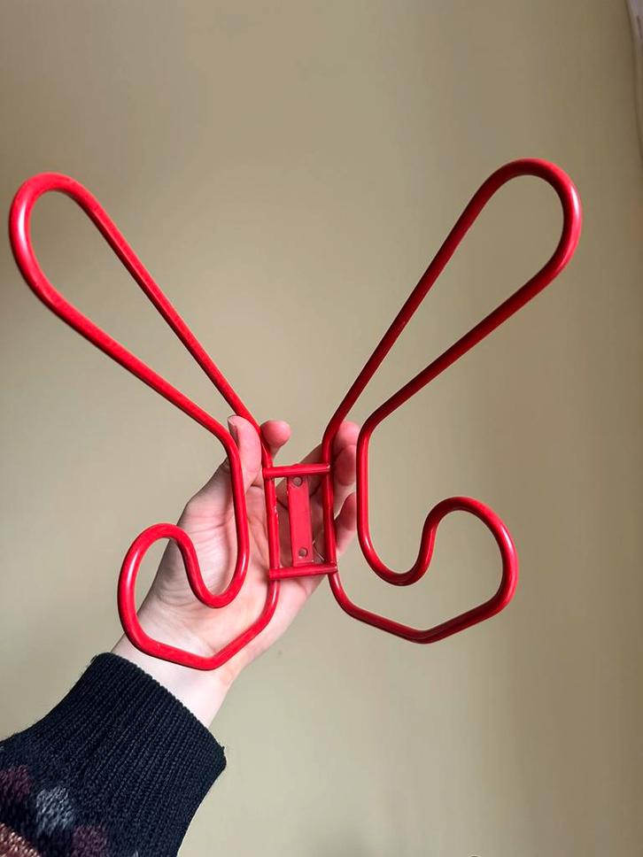 Vintage Rode IKEA Kapstok Frän, Huis en Inrichting, Woonaccessoires | Kapstokken, Zo goed als nieuw, Wandkapstok, Minder dan 100 cm