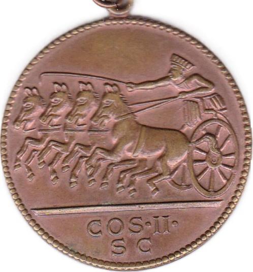 LVERVSAVGARM PARTHMAXIRPVIIII COS - II, Postzegels en Munten, Penningen en Medailles, Overige materialen, Verzenden