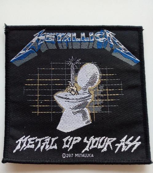 Metallica leuke mooie nieuwe metal up your ass patch 166, Verzamelen, Muziek, Artiesten en Beroemdheden, Nieuw, Kleding, Verzenden