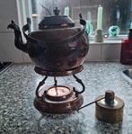 Antiek rood koperen ketel op onderstel - keteltje en meer!, Antiek en Kunst, Antiek | Koper en Brons, Ophalen of Verzenden, Koper