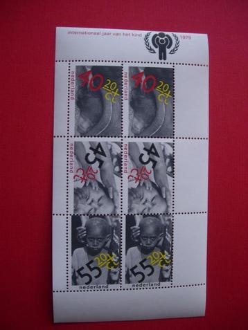 NL velletje kinderzegels 1979 (kinderrechten) beschikbaar voor biedingen