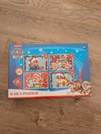 Paw Patrol kerstpuzzel 12-16-20-24 stukjes, Ophalen of Verzenden, 10 tot 50 stukjes, Zo goed als nieuw, 2 tot 4 jaar