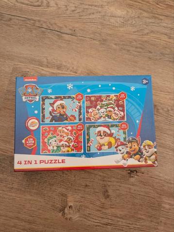 Paw Patrol kerstpuzzel 12-16-20-24 stukjes beschikbaar voor biedingen