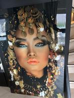 Groot schilderij, Ophalen of Verzenden, Zo goed als nieuw, Schilderij, 75 cm of meer