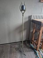 Grote Metalen Kandelaar, Ophalen, Gebruikt, Grijs, Kandelaar