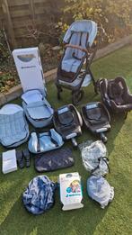 Dubatti kinderwagen 3 in 1 met maxi cosi+ 2x base, Verstelbare duwstang, Zo goed als nieuw, Combiwagen, Ophalen
