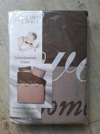 Nieuw Dekbedovertrek Lits Jumeaux + 2 Kussenslopen, Ophalen of Verzenden, Nieuw, Bruin, Overige typen