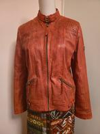 Gipsy leather jacket  woven back | M/L, Overige kleuren, Ophalen of Verzenden, Zo goed als nieuw, Jasje