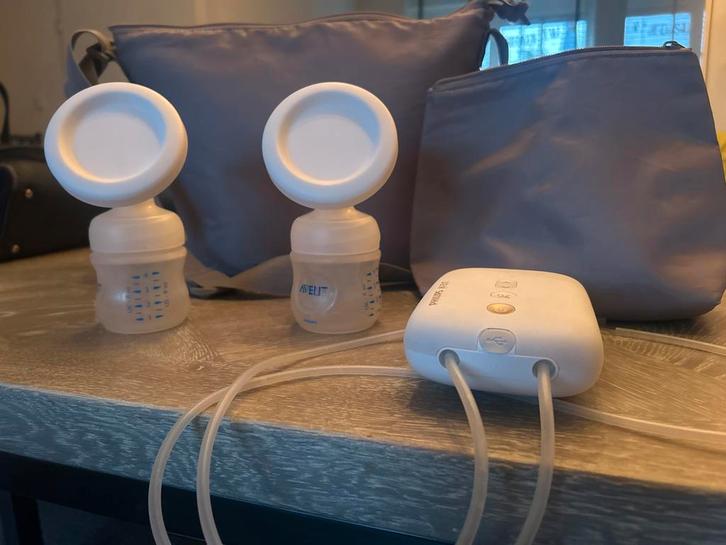 Philips Avent Dubbele Elektrische Borstkolf - ZGAN, Kinderen en Baby's, Babyvoeding en Toebehoren, Zo goed als nieuw, Borstkolf