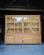 Grote 300cm brede Schoolkast | Teakhout Winkelkast | #2255, Niet ingevuld, 200 cm of meer, Niet ingevuld, Ophalen of Verzenden