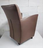 4 stuks leren Montis eetkamerstoelen, Ophalen, Gebruikt, Bruin, Leer