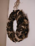 Schapen Wollen krans 45cm, Huis en Inrichting, Woonaccessoires | Kransen, Verzenden, Nieuw