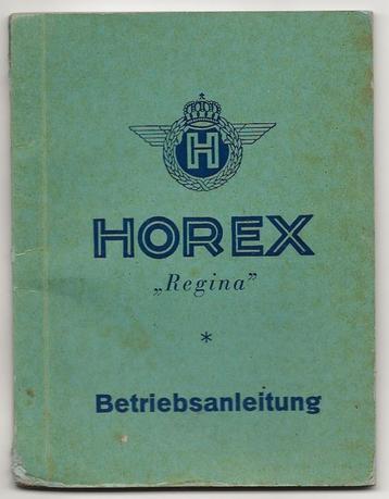 Horex Regina Betriebsanleitung handleiding (3578z) beschikbaar voor biedingen