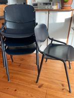 Eromes Schoolstoelen Vintage 4x, Ophalen, Gebruikt, Hout, Blauw