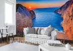Baai Zakynthos fotobehang, Grieks behang *Fotobehang4you, Verzenden, Minder dan 10 m², Griekenland, vakantie