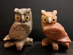 Set stenen uiltjes rood grijs, Ophalen of Verzenden, Zo goed als nieuw, Dier