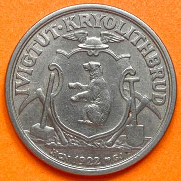 Groenland 10 Kroner 1922 ijsbeer zeldzaam  beschikbaar voor biedingen