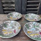 Mooie set van 4 kommen van Myott decor The Hunter, Ophalen of Verzenden