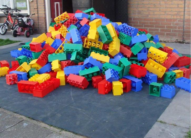 Bouwblokken te huur (blokken xxl lego blokken huren), Hobby en Vrije tijd, Feestartikelen | Verhuur, Gebruikt, Verjaardag, Ophalen