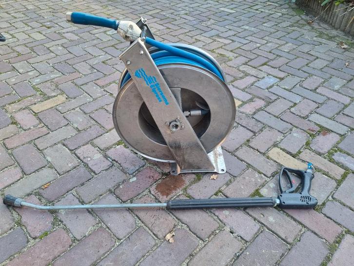 Elpress rvs hoge druk haspel, Doe-het-zelf en Verbouw, Reinigingsmachines, Gebruikt, Ophalen