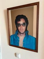 Vintage Elvis Presley spiegel, Ophalen, Gebruikt, Minder dan 100 cm, Rechthoekig