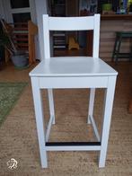 Ikea barkruk met rugleuning Nordviken, Huis en Inrichting, Ophalen, Gebruikt, Met voetsteun, 60 tot 90 cm