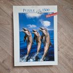 Puzzel dolfijnen, Nieuw, Ophalen of Verzenden, 500 t/m 1500 stukjes, Legpuzzel