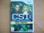 CSI: Fatal Conspiracy (Met boekje!) Nintendo Wii, Puzzel en Educatief, 1 speler, Ophalen of Verzenden, Zo goed als nieuw