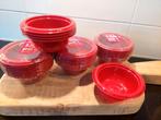 29st mini Food bakjes, rood hard plastic, Ophalen of Verzenden, Nieuw