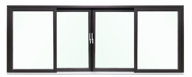4-delige Hefschuifpui op maat, Doe-het-zelf en Verbouw, Kozijnen en Schuifpuien, Nieuw, Schuifpui, Kunststof, Inclusief glas, Ophalen of Verzenden