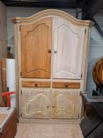 Eikenhouten kast - Opknapper, Huis en Inrichting, Kasten | Buffetkasten, Ophalen, 100 tot 150 cm, 200 cm of meer, Landelijk klassiek