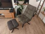 voetenbank te koop (stoel is verkocht), Huis en Inrichting, Fauteuils, Ophalen, Minder dan 75 cm, Zo goed als nieuw, 50 tot 75 cm
